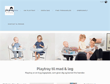 Tablet Screenshot of playtray.dk